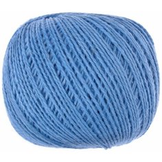 Пряжа ПНК Кирова Флокс голубой (1601), 100%хлопок, 160м, 25г, 1шт