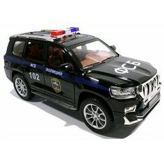 Металлическая машинка модель Toyota Тойота Land Cruiser Ленд Крузер Prado Прадо ФСБ 1:24 СмеХторг