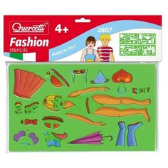Мода набор трафаретов 4 шт для детей от 4 лет Quercetti 2607