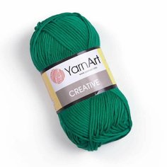 Пряжа YARNART Creative (YarnArt), яр. зелень - 227, 100% хлопок, 5 мотков, 50 г, 850 м.