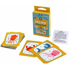 Настольная игра мемо. Морские обитатели Games Десятое королевство