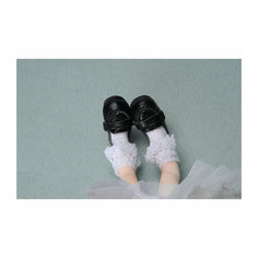 Dollmore 12 inches JK Loafer black (Лоферы цвет черный для кукол Пуллип 31 см / Блайз / Доллмор)