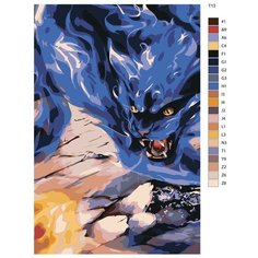 Картина по номерам Т 13 "Двуxвостый Мататаби", 70x110 см Brushes Paints