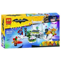Конструктор Lari (Bela) Batleader 10878 Вечеринка Лиги Справедливости, 296 дет.