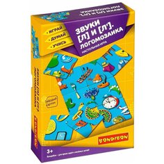 Настольная игра BONDIBON Логомозаика. Звуки [Л] и [Л] ВВ3917