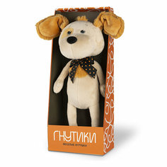 Мягкая игрушка Гнутики Пес Бим, 25 см, бежевый Maxitoys