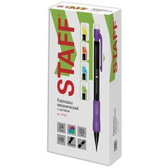 STAFF Механический карандаш College MP-422, HB, 0,5 мм, 24 шт.