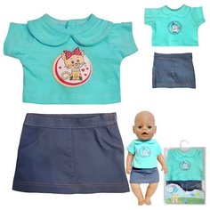 Одежда для кукол Комплект "Кошечка"(юбка и футболка) Колибри