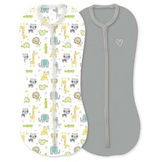 Конверт Summer Infant на молнии Swaddlepod Экскурсия по Сафари S 2шт