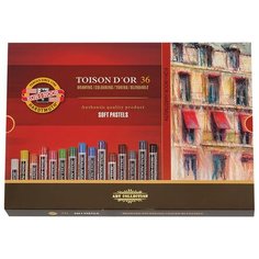 KOH-I-NOOR пастель художественная Toison d or мягкая 36 цв. круглая в картонной коробке 8515036005KS 5040600114