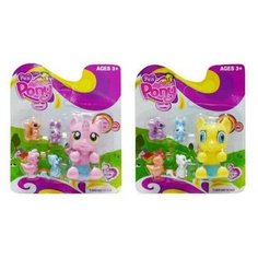 Лошадка в наборе с 4 фигурками, в ассорт, 3+. Junfa Toys