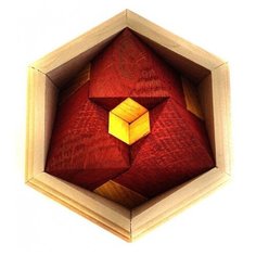 Головоломка Планета головоломок Дельта бежевый/красный