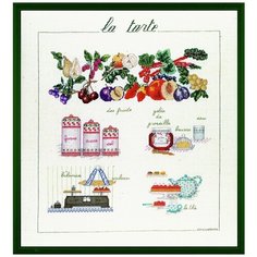 Набор для вышивания: LA TARTE (Пирог) Le Bonheur des Dames