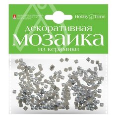 Мозаика декоративная из керамики 8Х8 ММ,100 ШТ серый Hobby Time