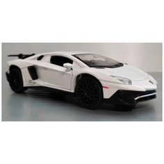 Машинка Lamborghini Aventador Ламборгини металлическая белая 1:32 Miniauto