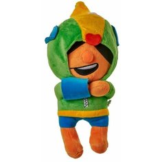 Мягкая игрушка Леон, Бравл Старс, зеленый 25 см, Brawl Stars Original Toys