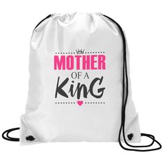 Сумка для обуви CoolPodarok Прикол. Семья. Mother of a king. Мама короля