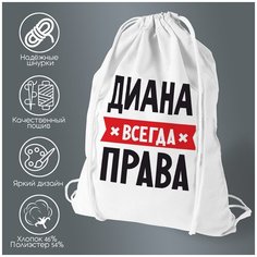 Сумка для обуви CoolPodarok диана всегда права
