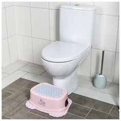 Подставка под ножки нескользящая "Кролики", цвет розовый Tega Baby