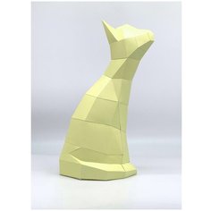 Набор для творчества Intellectico Картонный конструктор Полигональная фигура Кошка