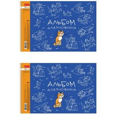 Альбом для рисования 32л А4 спираль Забавные животные в асс. 067346 Hatber