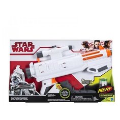 Бластер для игр по мотивам "Звездные войны" Nerf Glow Strike Captain Phasma Blaster Hasbro