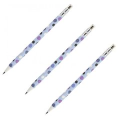 Карандаш механический FunGraphix горошки HB 2 мм 21-0041/16 3 шт Bruno Visconti