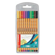 Набор линеров Stabilo Point 88 10 цветов (толщина линии 0.4 мм)