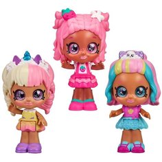 Кинди Кидс Игровой набор 3 мини-куклы ТМ Kindi Kids