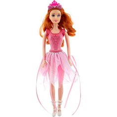 Кукла ABtoys Балерина, 30 см, в розовой юбке-лепесток