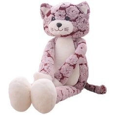 Мягкая Игрушка Кот Фиолетовый 60 см, Плюшевый Длинный Кот Yuma Toys
