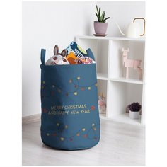 Корзина для игрушек JoyArty "Рождественские гирлянды" 35x50 см