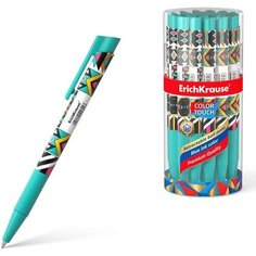 Ручка шариковая автоматическая "ErichKrause" ColorTouch Ornament, цвет чернил синий / 24шт в упаковке / ручка / набор 24шт