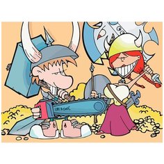 Картина по номерам на холсте настольная игра Munchkin Манчкин - 6911 Г 30x40
