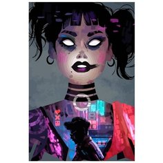 Картина по номерам на холсте Сериал Любовь Смерть и Роботы 5240 40x60
