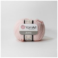 Пряжа YarnArt Jeans (Джинс) - 10 мотков Цвет: 74 светло-розовый 55% хлопок, 45% полиакрил 50г 160м