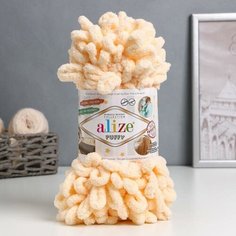 ALIZE Пряжа "Puffy" 100 % микрополиэстер 9м/100г (742 медовый)