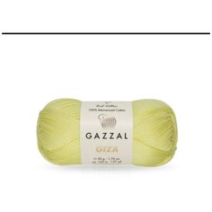 Пряжа Gazzal Giza 2459 бледно желтый