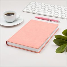 Ежедневник недатированный Bruno Visconti "VELVET ", Soft touch, нежно-розовый А5, Арт. 3-115/30 Альт