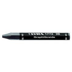 Мелок графитовый шестигранный Lyra Graphite Crayons, нерастворимый, 12 мм 9В