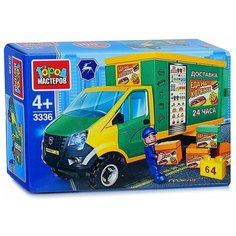 Конструктор детский Газель Next: доставка еды, 64 дет. 3336-KK ГОРОД МАСТЕРОВ