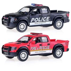 Машинка металлическая инерционная 2013 Ford F-150 SVT Raptor 1:46, цвет в ассортименте Kinsmart (KT5365DPR)