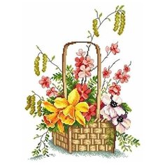 Набор для вышивания "Весна красна" Сделано с любовью, 30x40 см