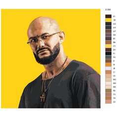 Картина по номерам Z-359 "Джиган" 80x80 Brushes Paints