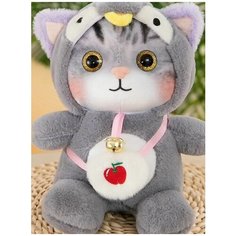 Котик мягкая игрушка, кот в капюшоне Ir Aysh