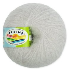 Пряжа ALPINA "MEGHAN" 73% кид мохер, 27% нейлон 4 шт.х50г 390м №05 светло-сиреневый