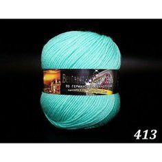 Пряжа венецианская осень цвет 413 аквамарин 3 мотка Color City