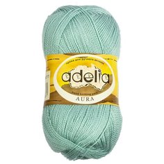 Пряжа Adelia AURA (011), светло-мятный, 10 шт. по 50 г