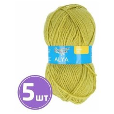 Пряжа Семеновская пряжа Alya (11204), липа, 5 шт. по 100 г