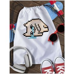 Мешок для сменной обуви пиксель арт - 6783 Brut Boxers